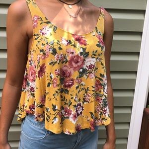American Eagle “Soft & Sexy” floral tank top